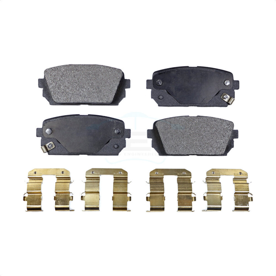 Rear Ceramic Disc Brake Pads TEC-1296 For 2007-2012 Kia Rondo by TEC