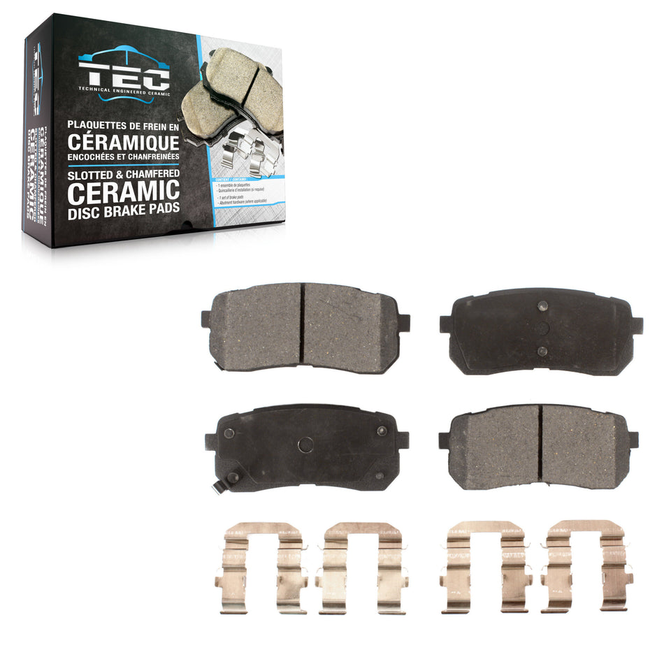 Rear Ceramic Disc Brake Pads TEC-1302 For Kia Sedona Hyundai Veracruz