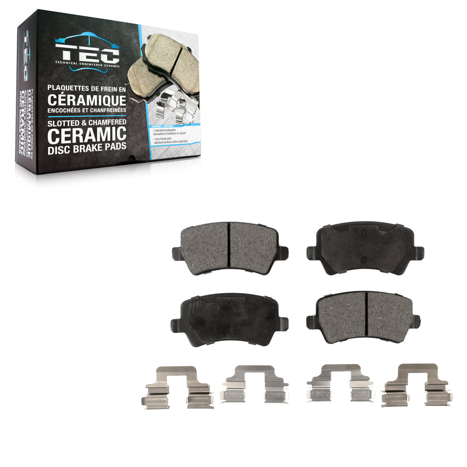 Rear Ceramic Disc Brake Pads TEC-1307 For Volvo XC60 XC70 S60 Land Rover Range Evoque V60 S80 Cross