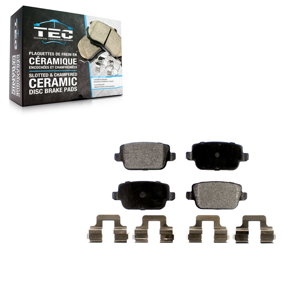 Rear Ceramic Disc Brake Pads TEC-1314 For Land Rover LR2 Volvo S80
