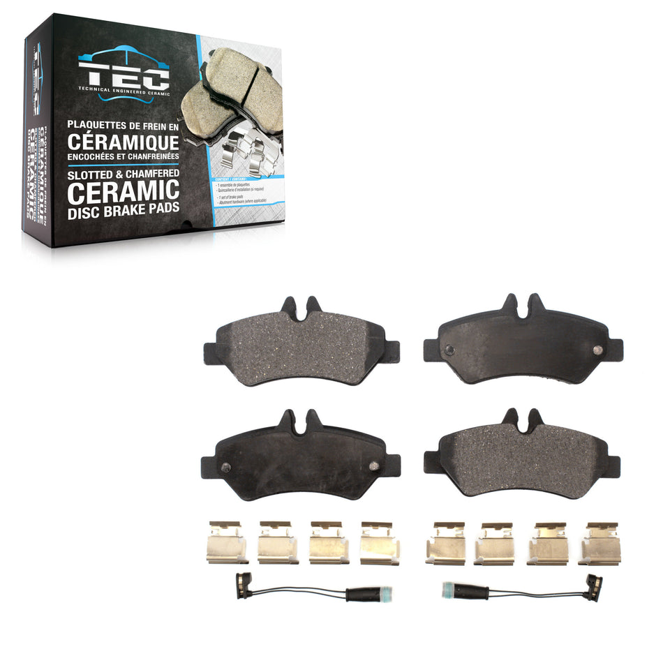 Rear Ceramic Disc Brake Pads TEC-1317A For Mercedes-Benz Sprinter 2500 3500 Dodge Freightliner