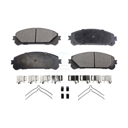 Front Ceramic Disc Brake Pads TEC-1324 For Toyota Highlander Lexus Sienna RX350 NX200t RX450h NX300 RX350L Camry NX300h RX450hL Avalon Subaru bZ4X Crown NX250 NX350 NX350h NX450h+ Solterra RAV4 Prime by TEC