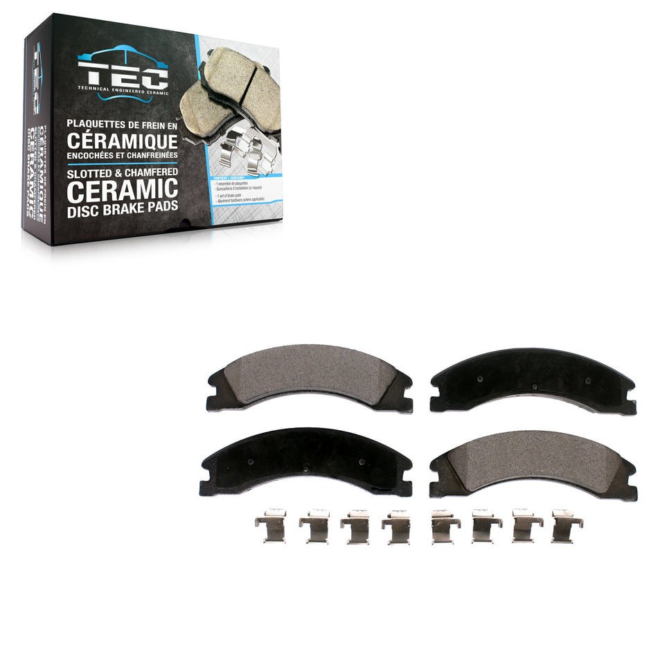 Rear Ceramic Disc Brake Pads TEC-1330 For Ford E-450 Super Duty