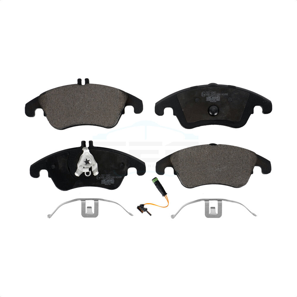 Front Ceramic Disc Brake Pads TEC-1342 For Mercedes-Benz E350 C300 C250 C350 E400 E550 SLK250 CLS400 SLK350 E250 SLK300 SLC300 E300 by TEC