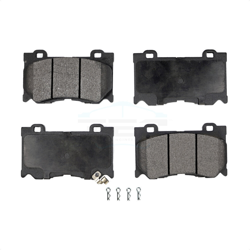 Front Ceramic Disc Brake Pads TEC-1346 For INFINITI G37 Q50 Nissan 370Z Q60 M37 Q70 Q70L QX70 M56 FX50 Z by TEC