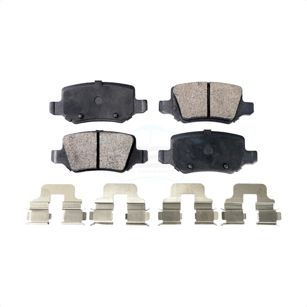 Rear Ceramic Disc Brake Pads TEC-1358 For 2006-2011 Mercedes-Benz B200 by TEC