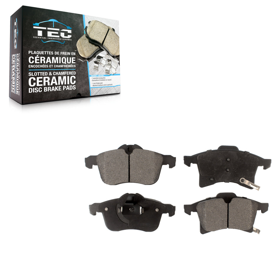 Front Ceramic Disc Brake Pads TEC-1361 For 2008-2009 Saturn Astra