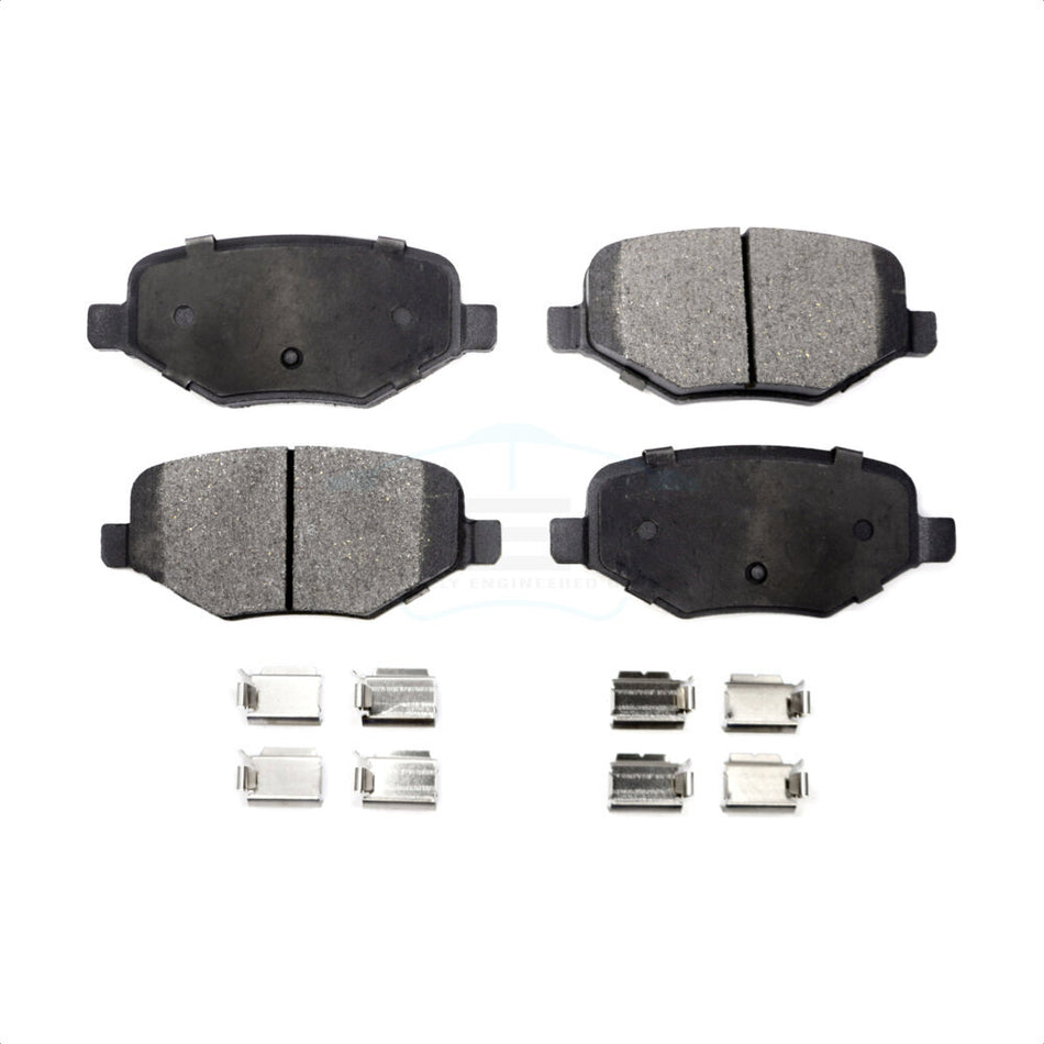 Rear Ceramic Disc Brake Pads TEC-1377 For Ford Explorer Edge Taurus Flex Lincoln Police Interceptor Utility MKX MKS MKT by TEC