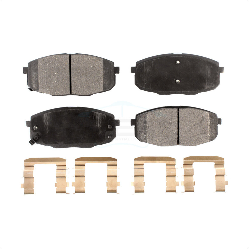 Front Ceramic Disc Brake Pads TEC-1397 For Hyundai Elantra Kia Forte Koup Forte5 by TEC