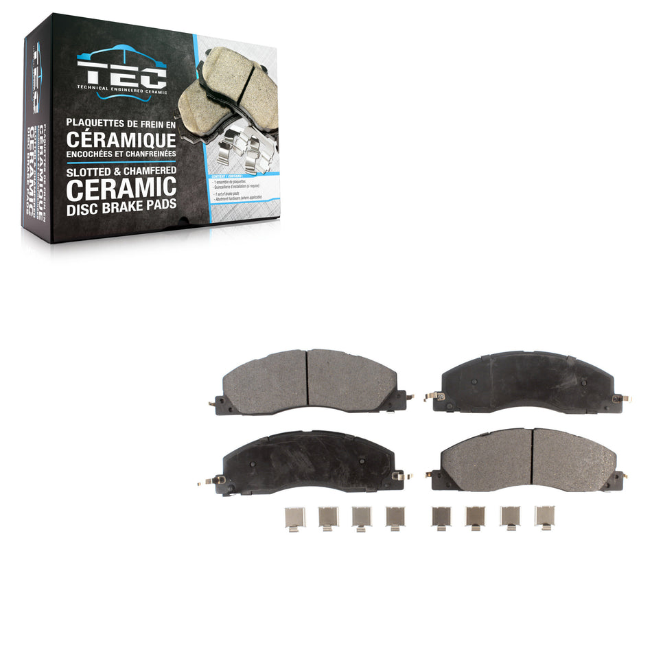 Front Ceramic Disc Brake Pads TEC-1399 For Ram 3500 2500 1500 Dodge
