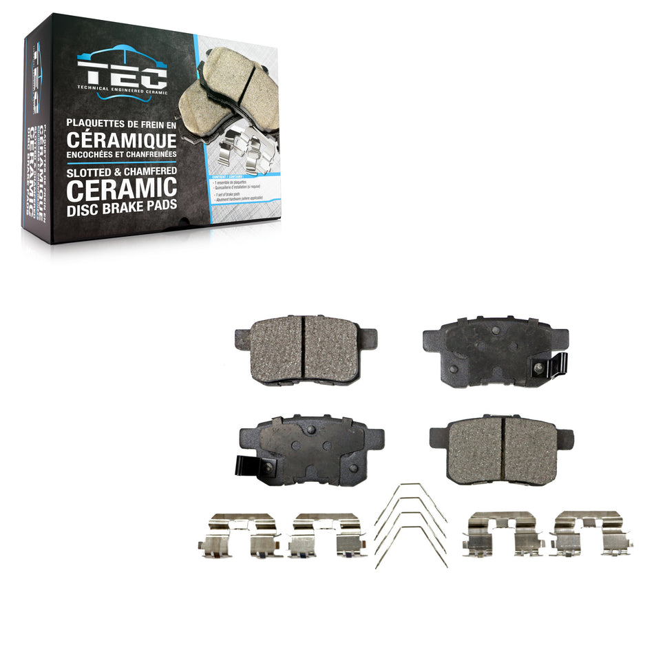 Rear Ceramic Disc Brake Pads TEC-1451 For Honda Accord Acura TSX