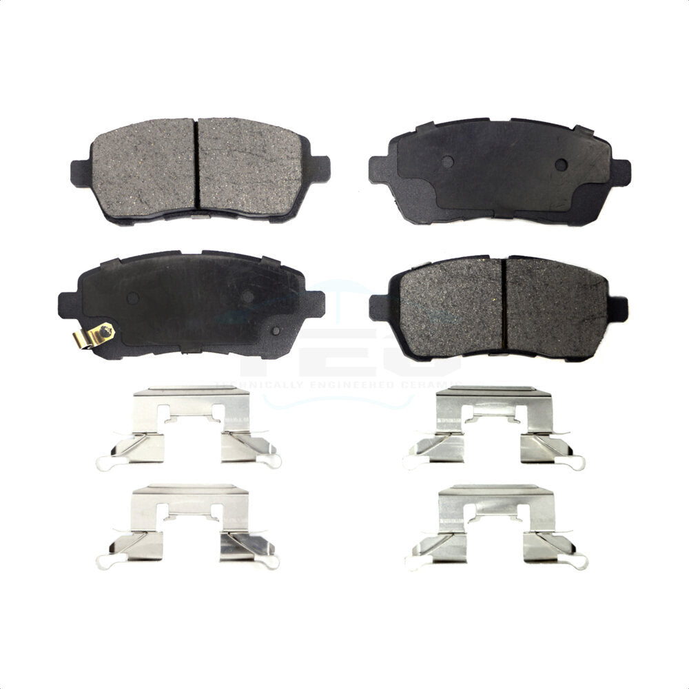 Front Ceramic Disc Brake Pads TEC-1454 For Ford Fiesta by TEC