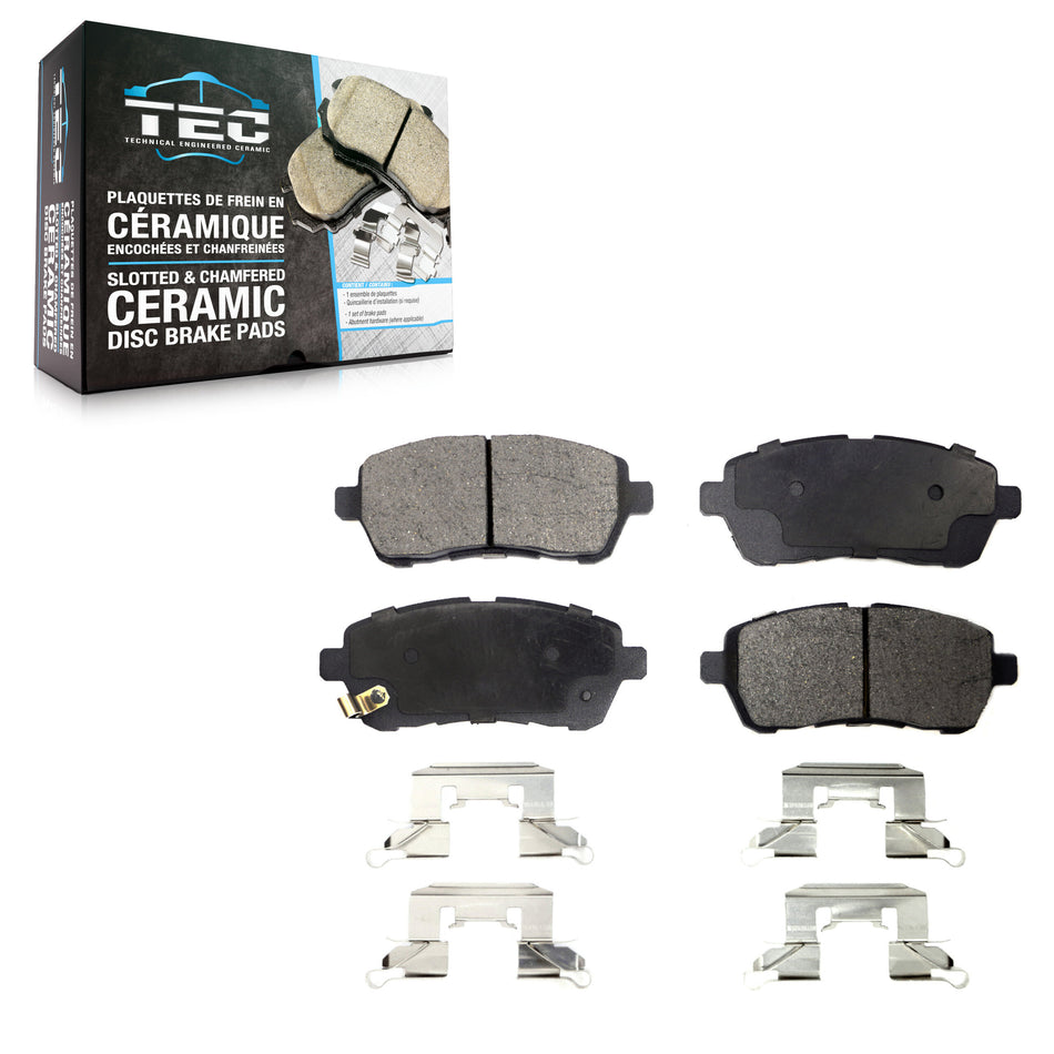 Front Ceramic Disc Brake Pads TEC-1454 For Ford Fiesta