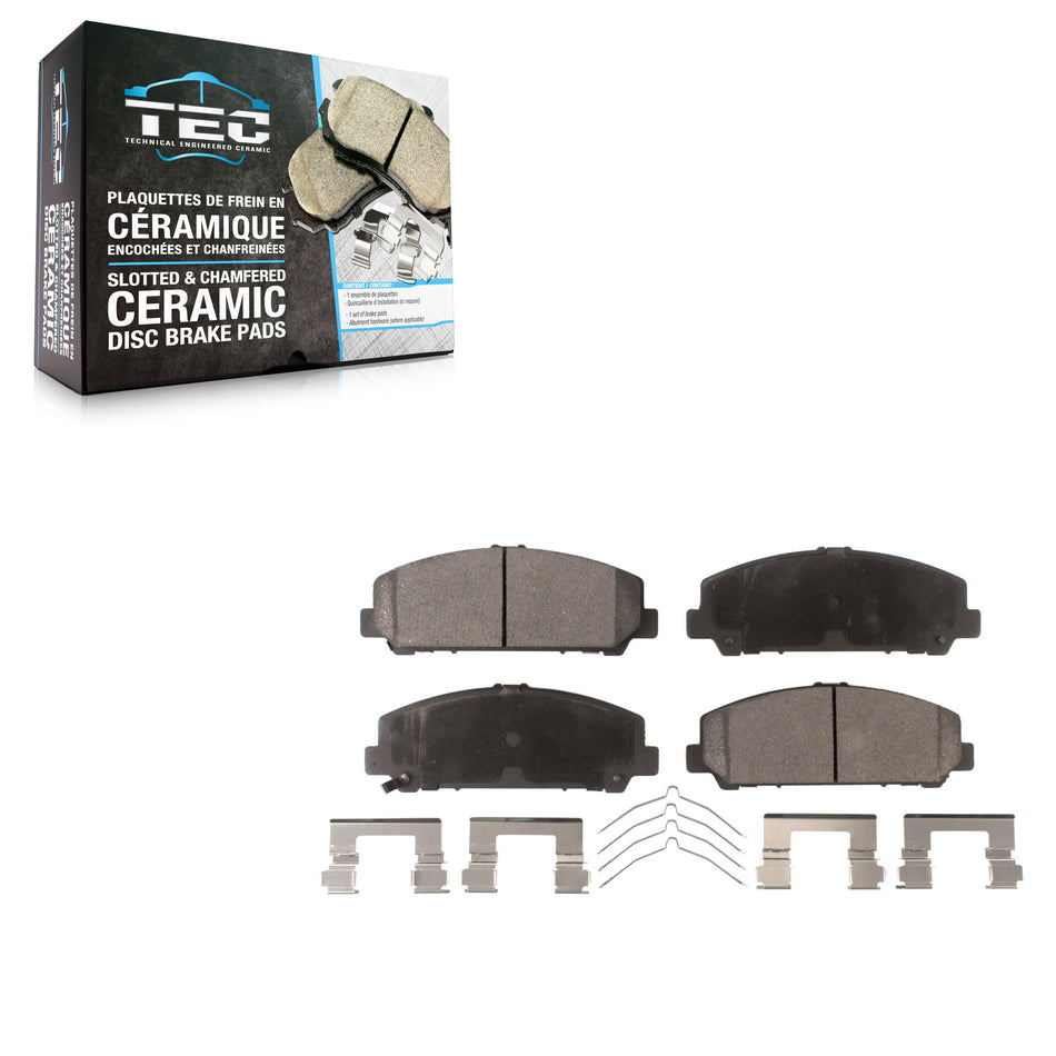 Front Ceramic Disc Brake Pads TEC-1509 For Nissan TITAN Armada INFINITI QX80 QX56 Suzuki Equator