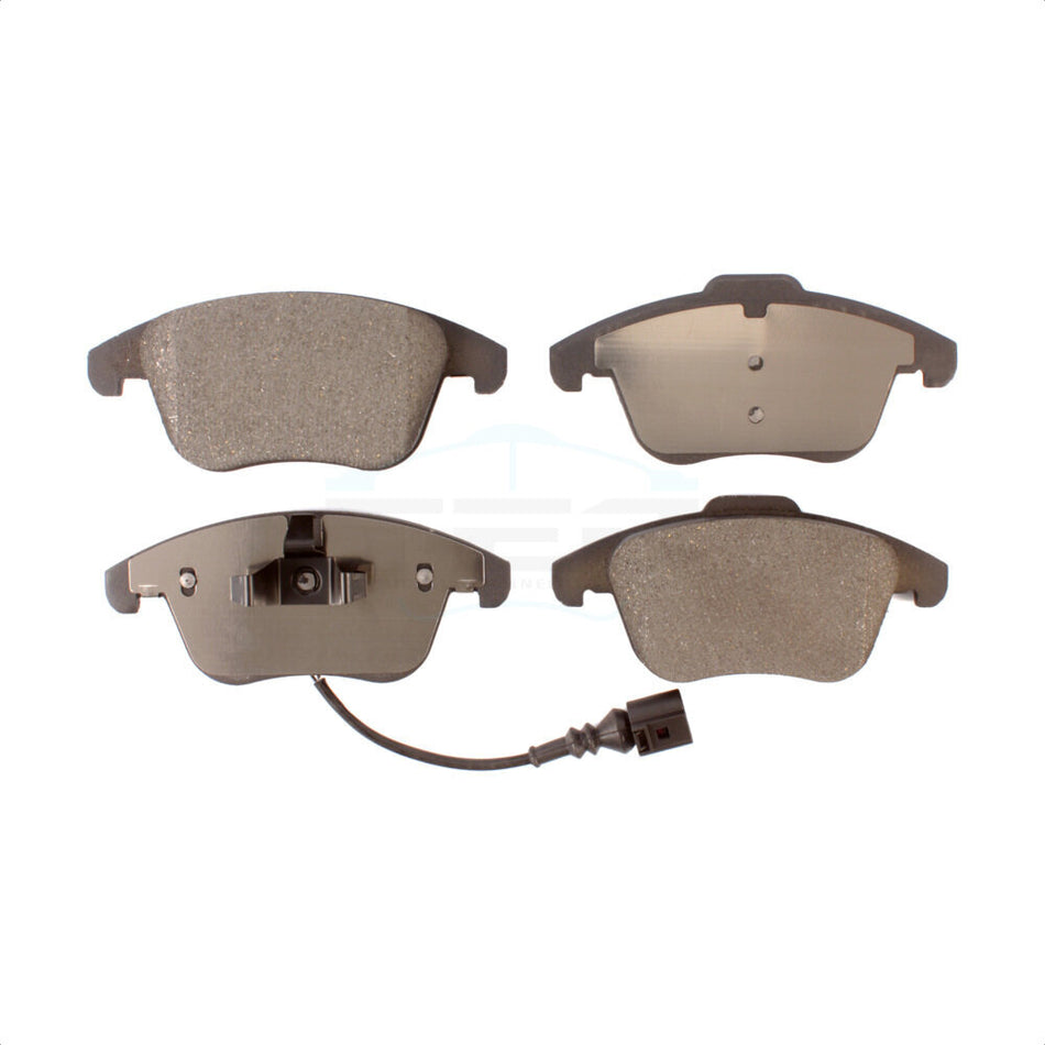 Front Ceramic Disc Brake Pads TEC-1535 For 2010 Audi A5 Quattro With 314mm Diameter Rotor by TEC