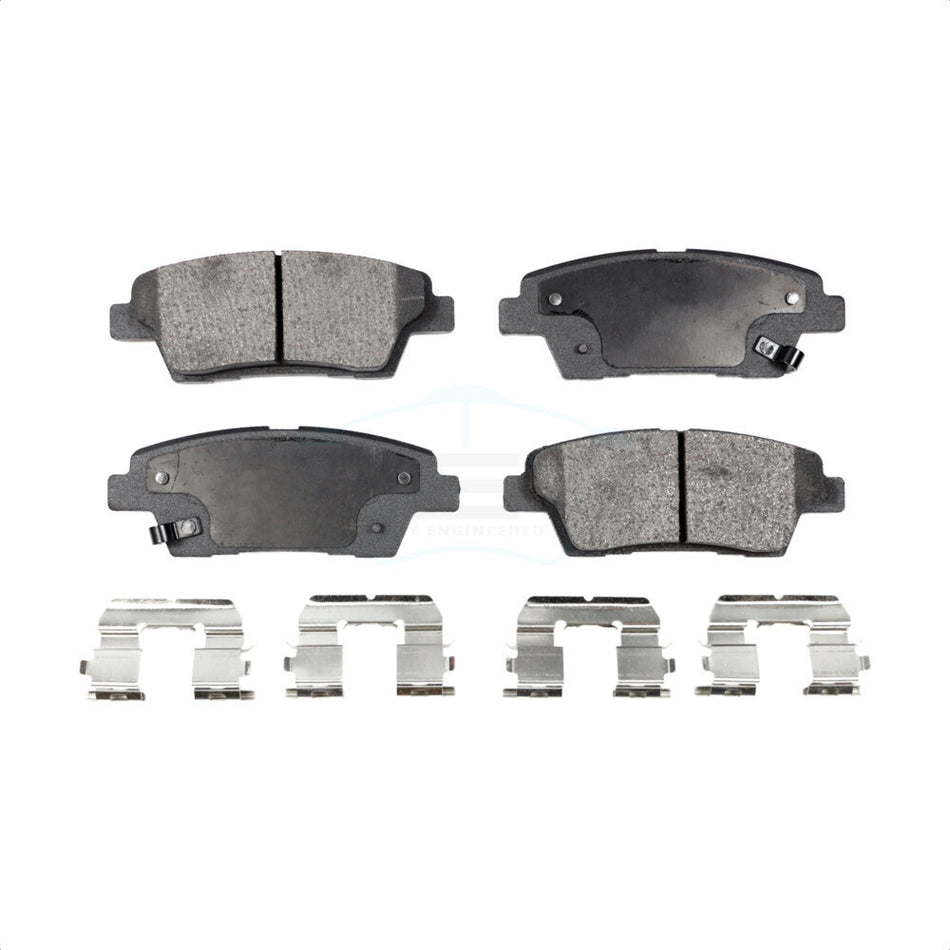 Rear Ceramic Disc Brake Pads TEC-1551 For Hyundai Genesis Mini Cooper Countryman G80 Paceman Kia K900 by TEC