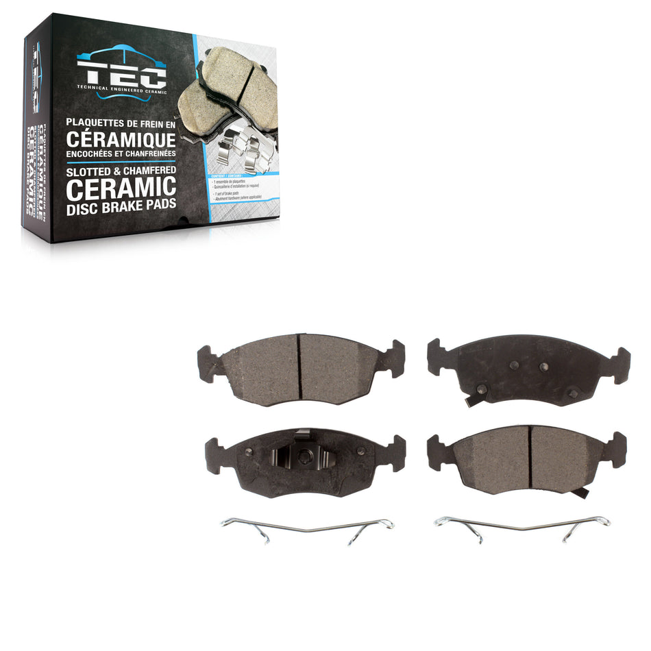 Front Ceramic Disc Brake Pads TEC-1568 For Fiat 500