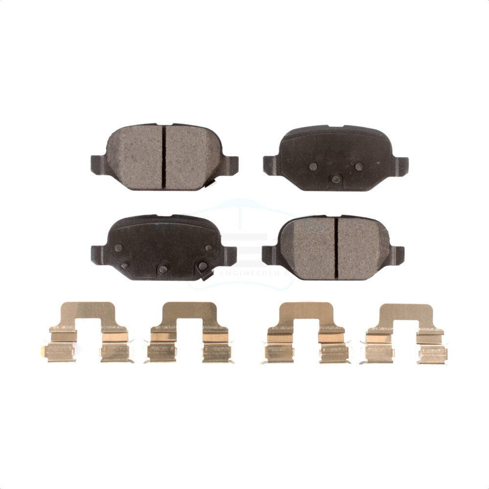 Rear Ceramic Disc Brake Pads TEC-1569 For 2012-2019 Fiat 500 by TEC