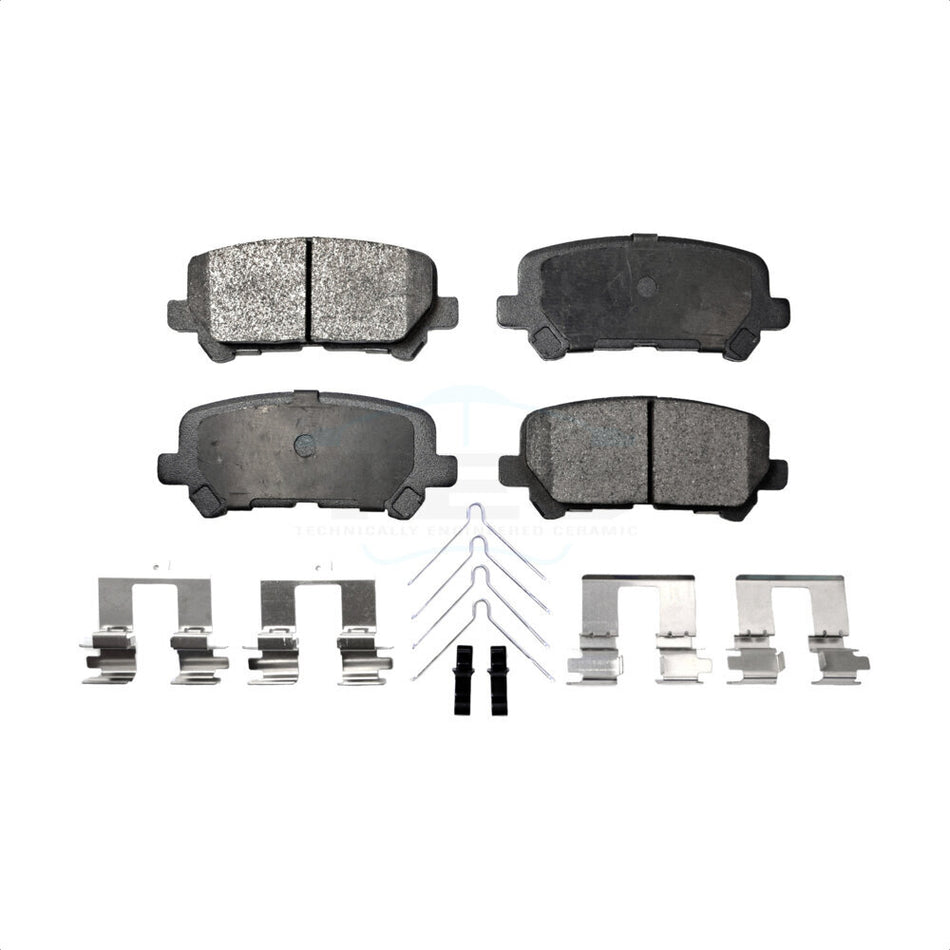 Rear Ceramic Disc Brake Pads TEC-1585 For Honda Odyssey Pilot Acura MDX ZDX by TEC