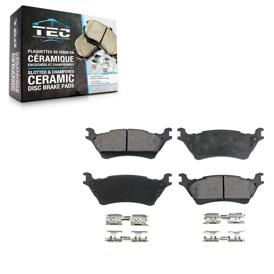 Rear Ceramic Disc Brake Pads TEC-1602 For Ford F-150