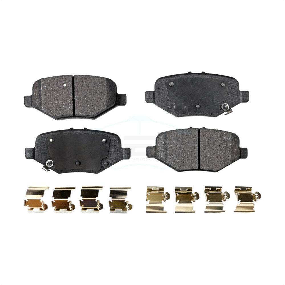 Rear Ceramic Disc Brake Pads TEC-1612 For Ford Explorer Taurus Flex Police Interceptor Sedan Lincoln MKT MKS Special Service by TEC