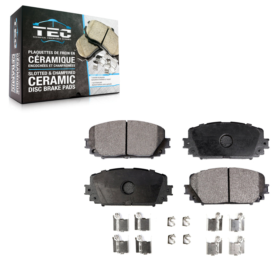 Front Ceramic Disc Brake Pads TEC-1628 For Toyota Yaris