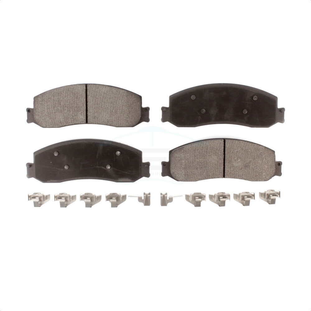 Front Ceramic Disc Brake Pads TEC-1631A For Ford F-250 Super Duty F-350 by TEC