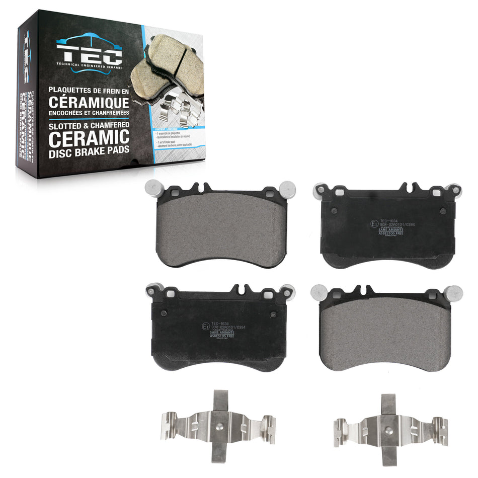 Front Ceramic Disc Brake Pads TEC-1634 For Mercedes-Benz CLS550 E550 SLC43 AMG SLK55