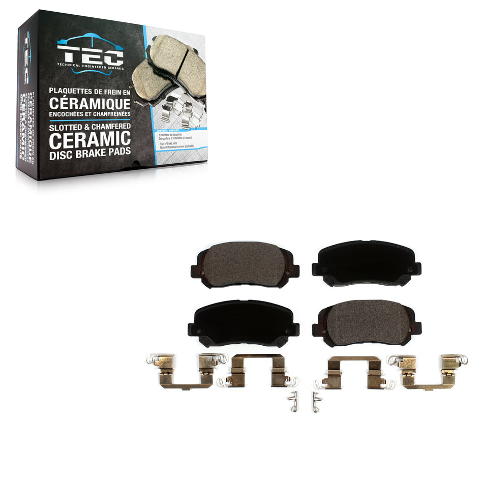 Front Ceramic Disc Brake Pads TEC-1640A For Jeep Cherokee Chrysler 200