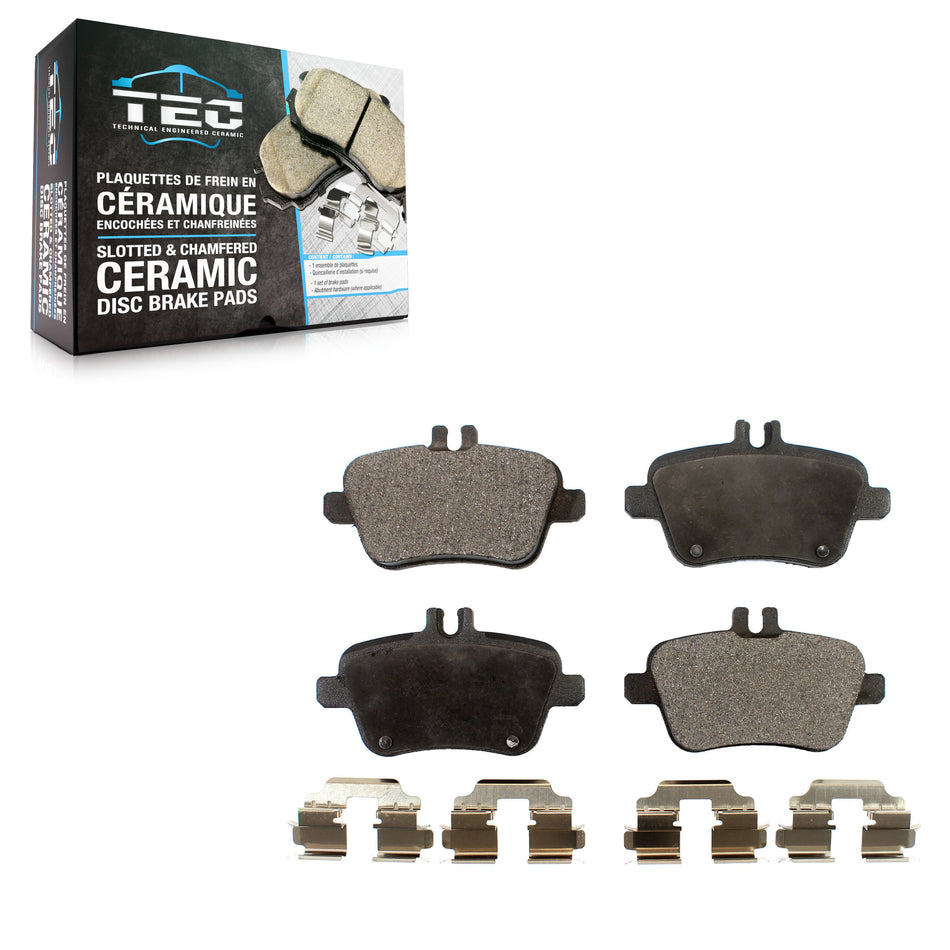 Rear Ceramic Disc Brake Pads TEC-1646 For Mercedes-Benz GLA250 CLA250 B250 INFINITI QX30 SLK350 B