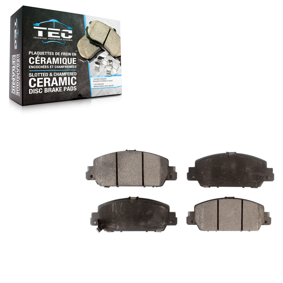 Front Ceramic Disc Brake Pads TEC-1654 For Honda Accord HR-V