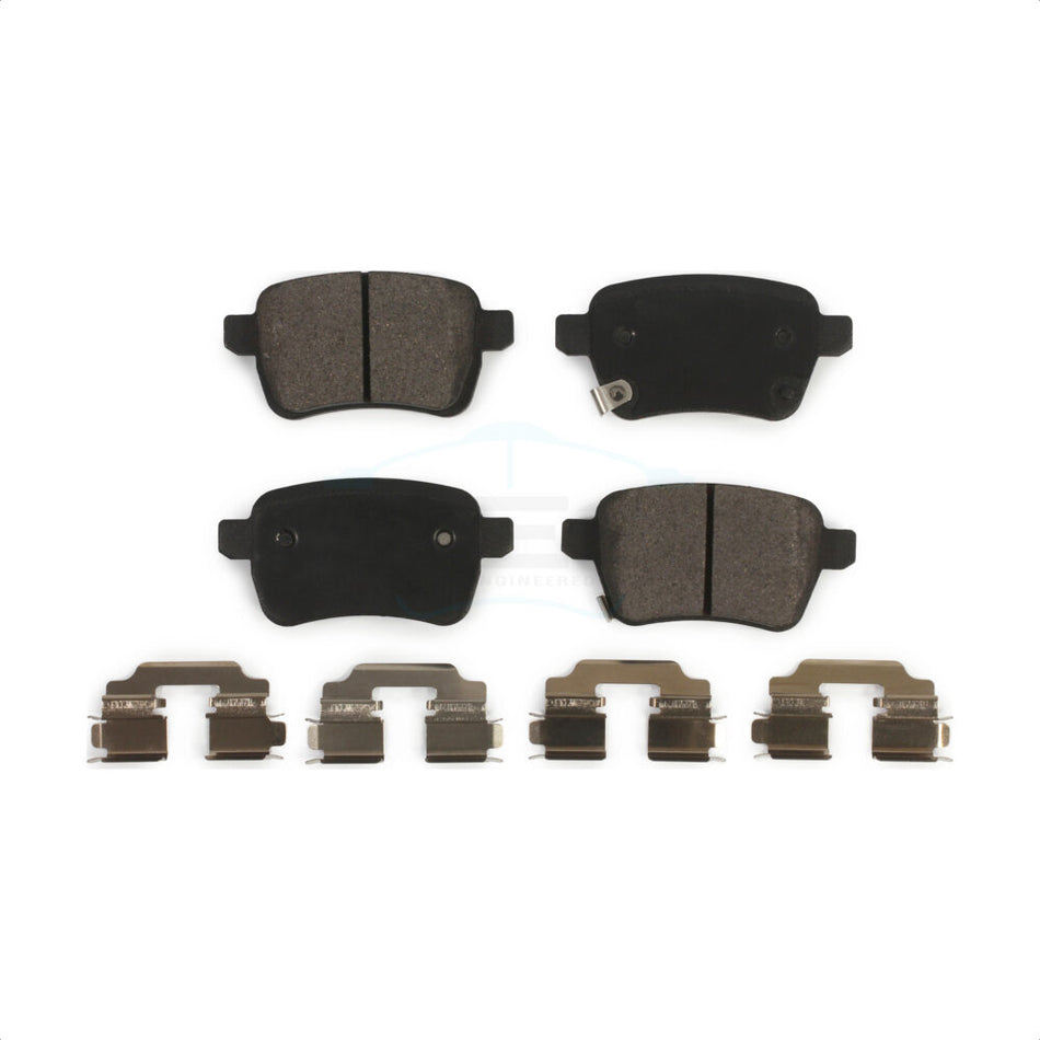 Rear Ceramic Disc Brake Pads TEC-1722 For 2014-2020 Fiat 500L by TEC