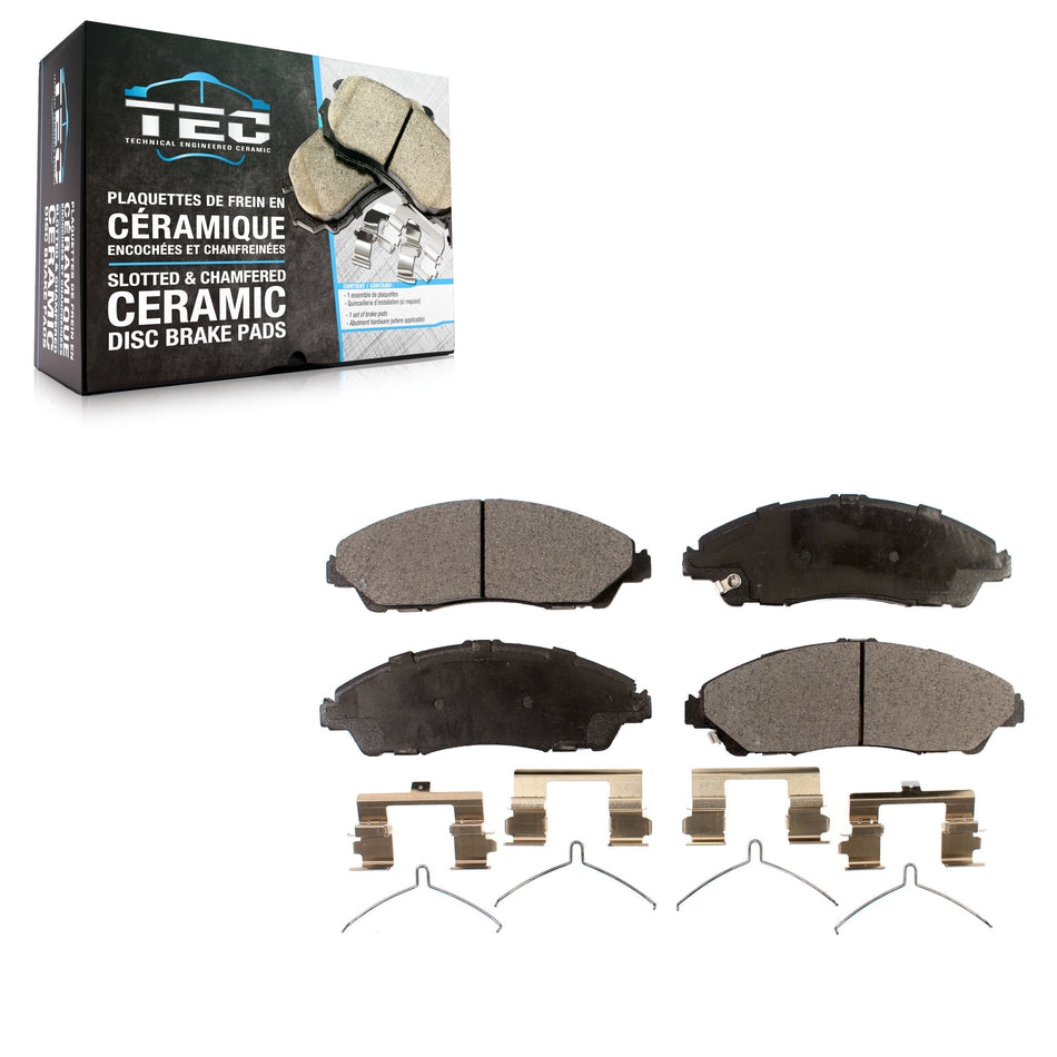 Front Ceramic Disc Brake Pads TEC-1723 For Honda Pilot Acura MDX Ridgeline