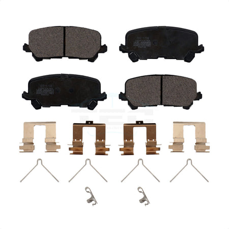 Rear Ceramic Disc Brake Pads TEC-1724 For Honda Pilot Acura MDX Ridgeline Passport by TEC