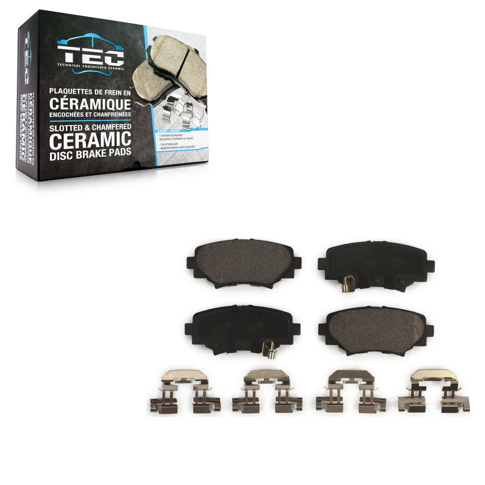 Rear Ceramic Disc Brake Pads TEC-1729 For Mazda 3 Sport