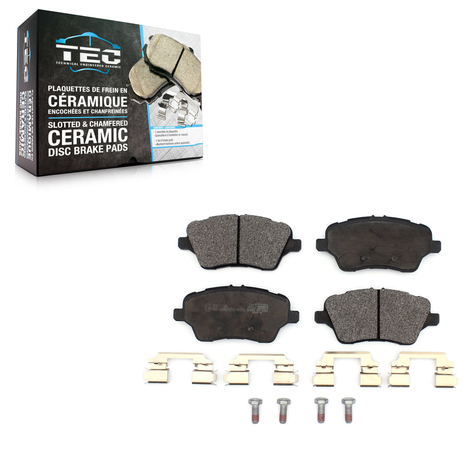 Front Ceramic Disc Brake Pads TEC-1730 For 2014-2019 Ford Fiesta ST