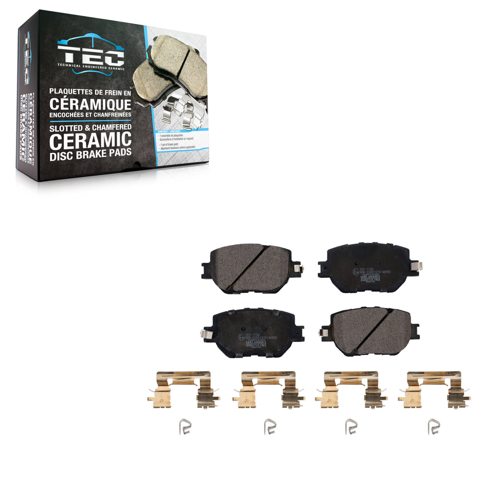 Front Ceramic Disc Brake Pads TEC-1733 For Lexus IS250