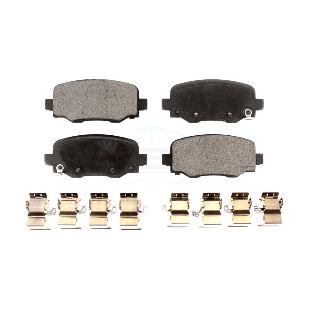 Rear Ceramic Disc Brake Pads TEC-1734 For Jeep Cherokee Chrysler 200 by TEC