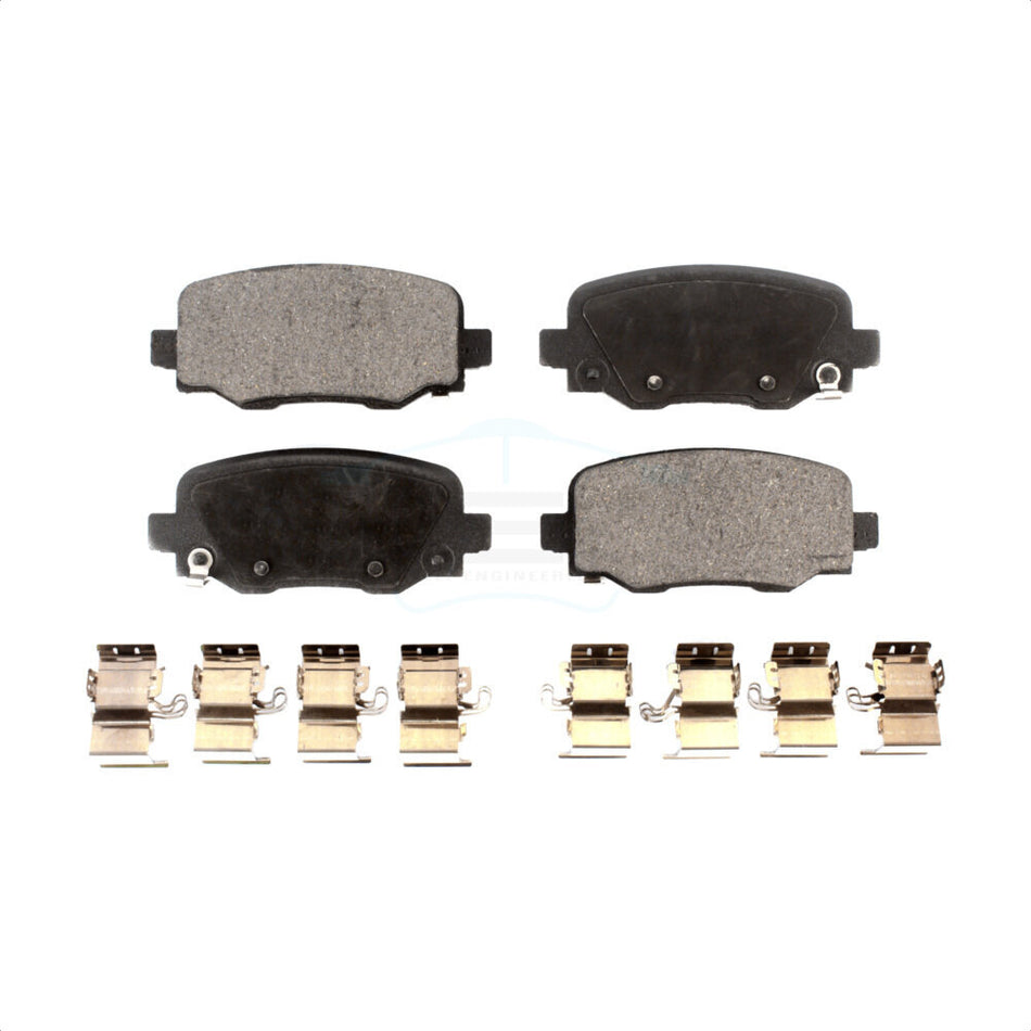 Rear Ceramic Disc Brake Pads TEC-1734 For Jeep Cherokee Chrysler 200 by TEC