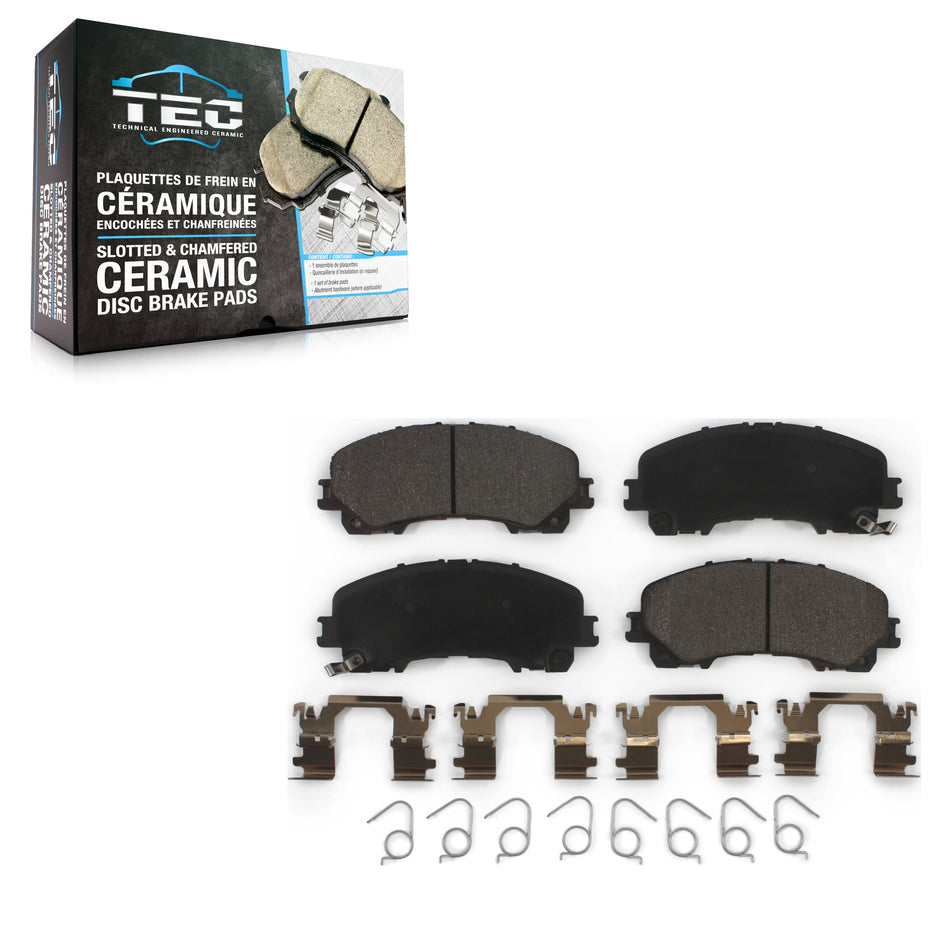 Front Ceramic Disc Brake Pads TEC-1736 For Nissan Rogue INFINITI Q50 QX50 Q60 QX55 Z