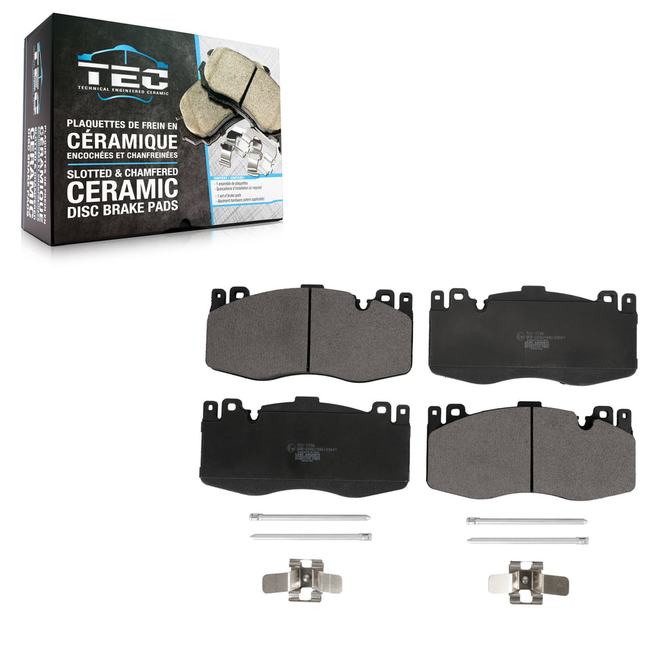 Front Ceramic Disc Brake Pads TEC-1738 For BMW X5 X6 M5 M6 Gran Coupe