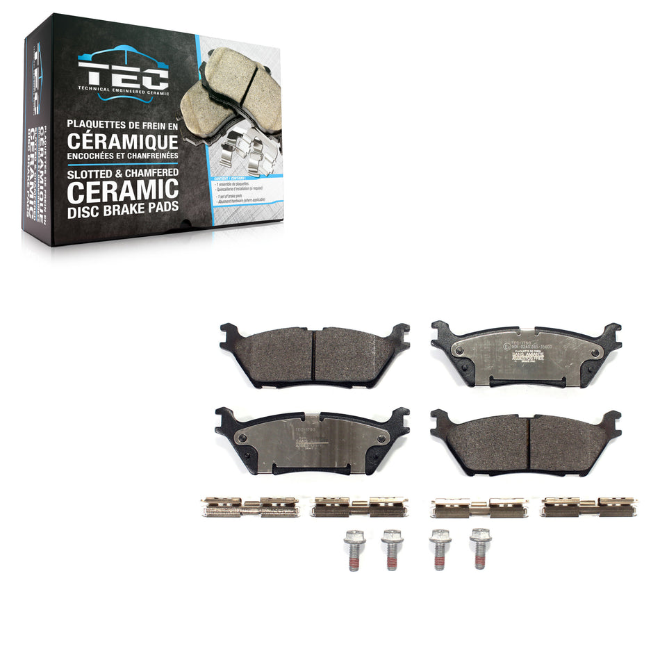 Rear Ceramic Disc Brake Pads TEC-1790 For Ford F-150 Expedition Lincoln Navigator