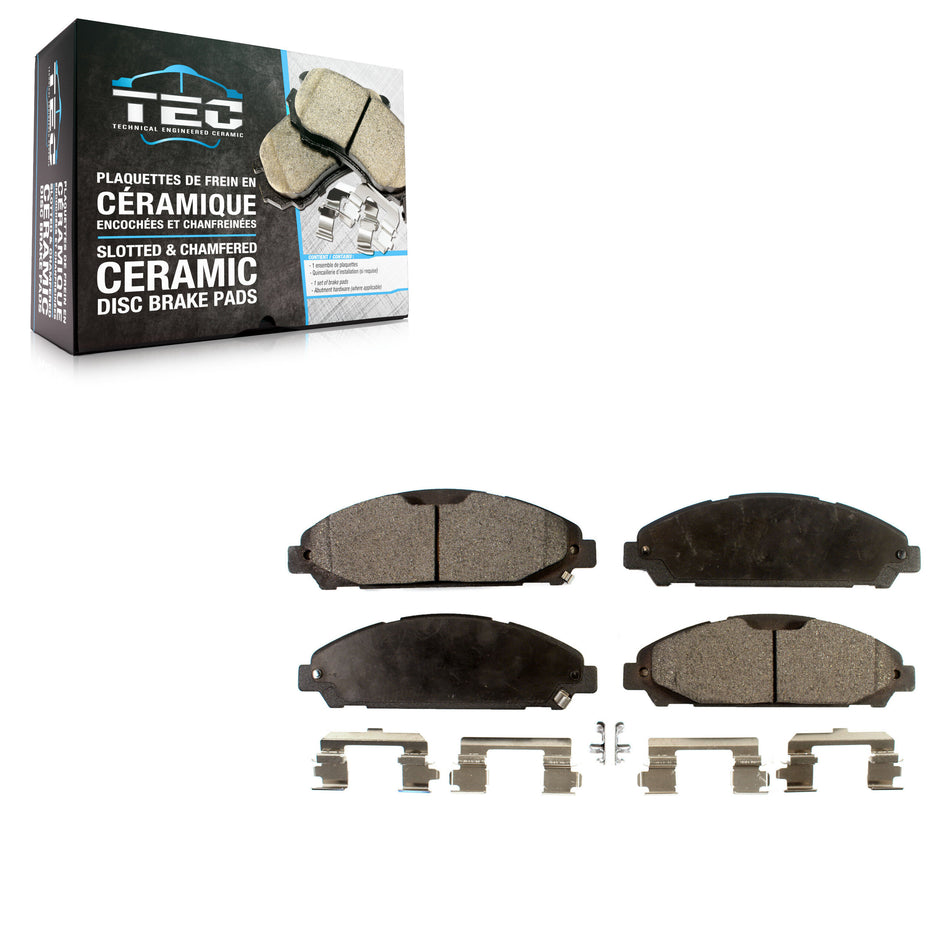 Front Ceramic Disc Brake Pads TEC-1791 For Ford Mustang