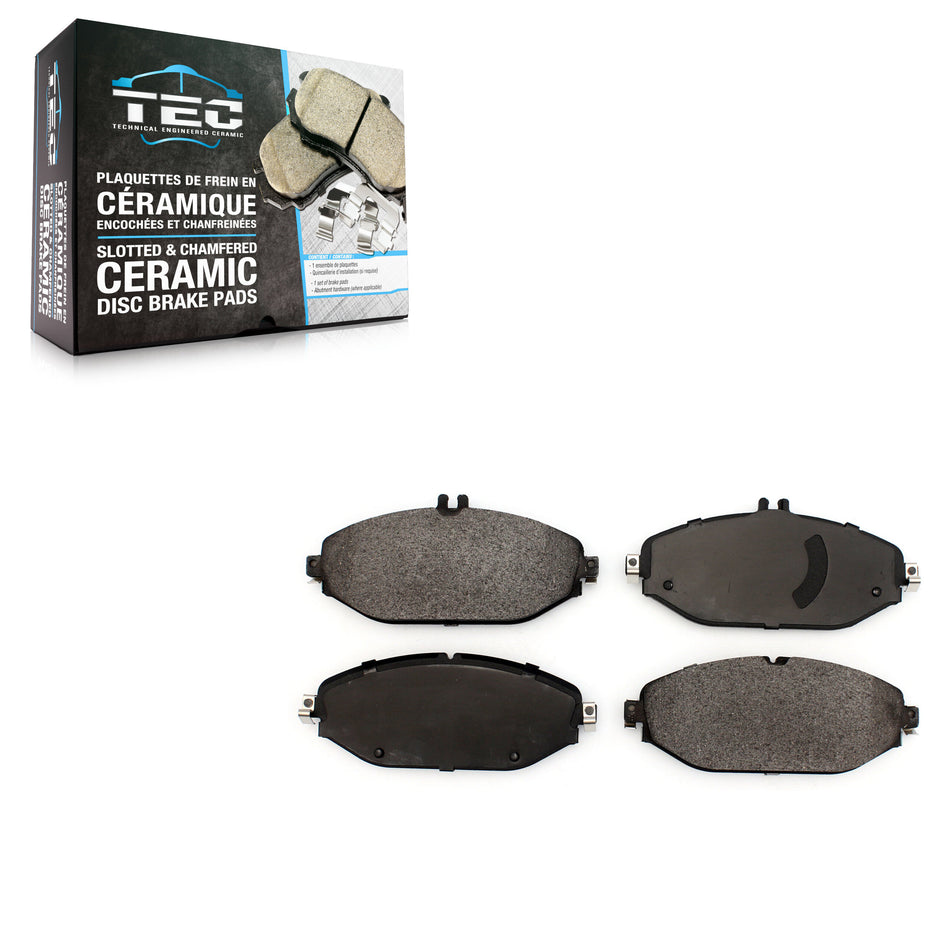 Front Ceramic Disc Brake Pads TEC-1794 For 2015-2021 Mercedes-Benz C300 Without Sport Package
