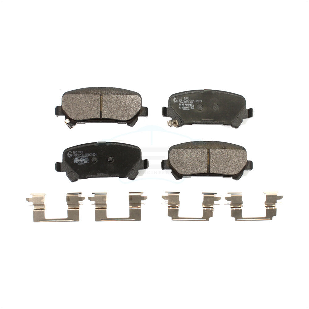 Rear Ceramic Disc Brake Pads TEC-1806 For 2015-2020 Chevrolet Colorado GMC Canyon by TEC