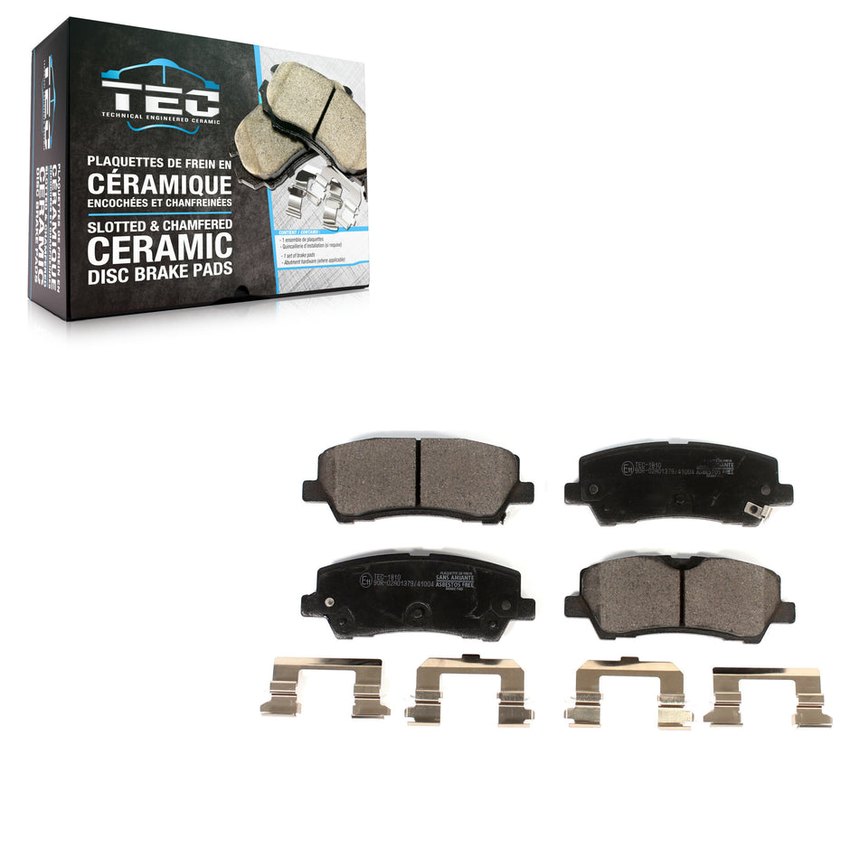 Rear Ceramic Disc Brake Pads TEC-1810 For Ford Mustang