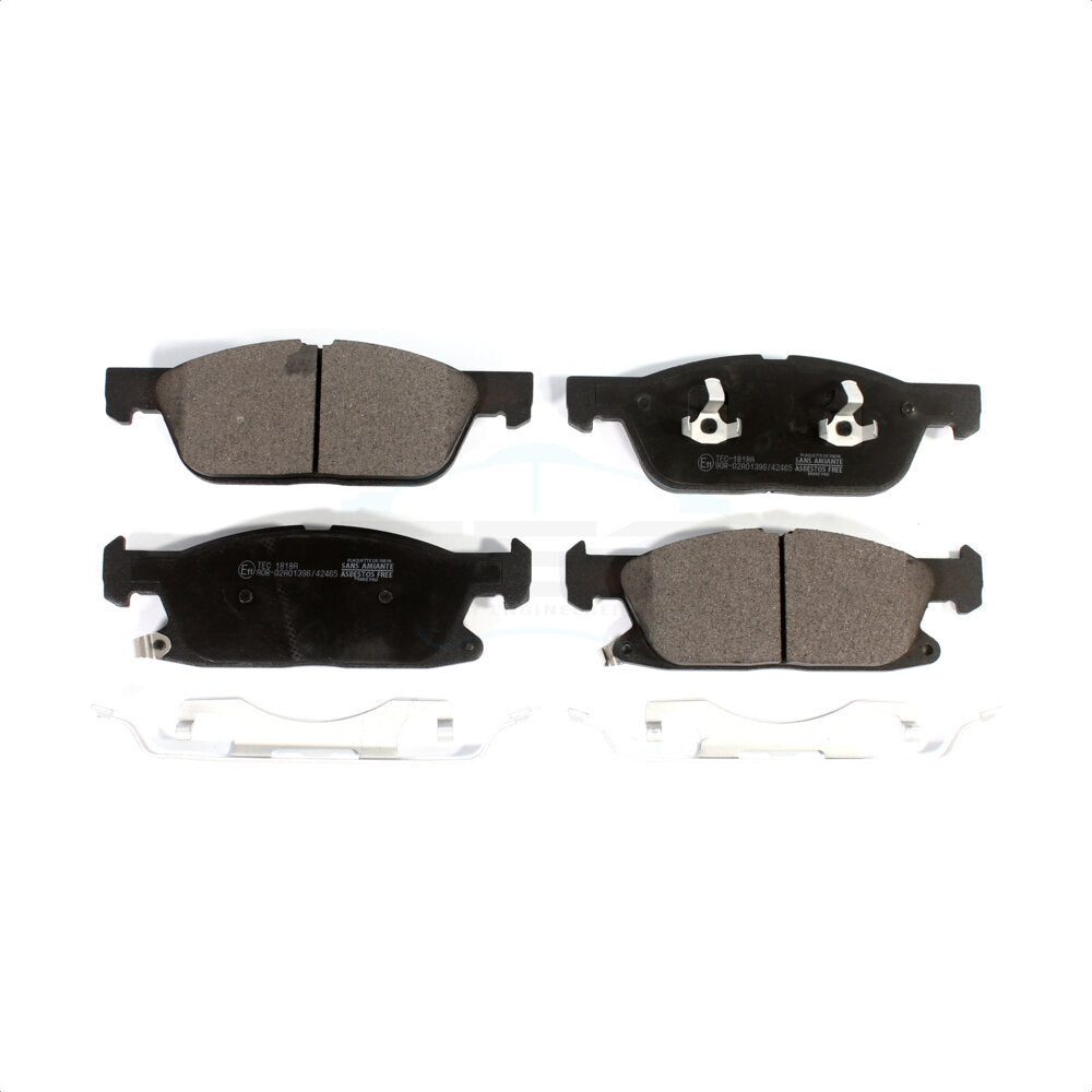 Front Ceramic Disc Brake Pads TEC-1818A For Ford Fusion Lincoln MKZ Continental by TEC