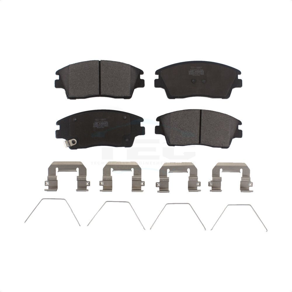 Front Ceramic Disc Brake Pads TEC-1847 For Hyundai Elantra Tucson Kia Sportage by TEC