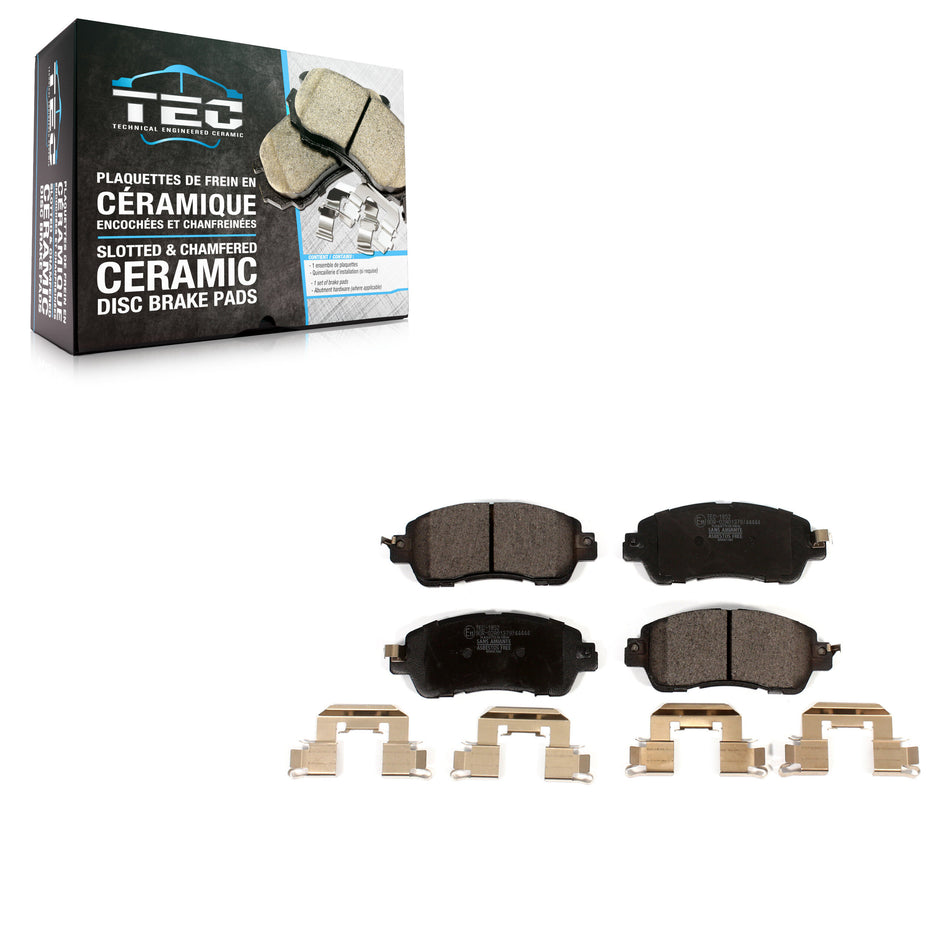 Front Ceramic Disc Brake Pads TEC-1852 For Toyota Yaris iA Scion