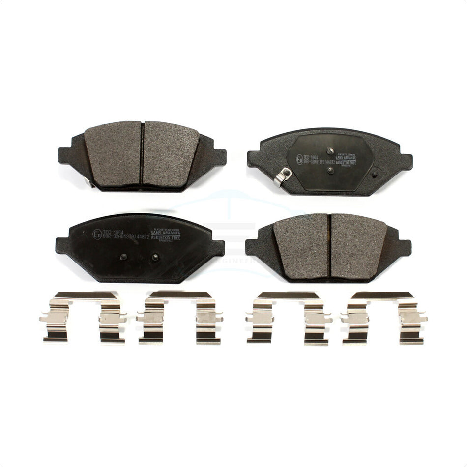 Front Ceramic Disc Brake Pads TEC-1864 For 2016-2022 Chevrolet Spark by TEC